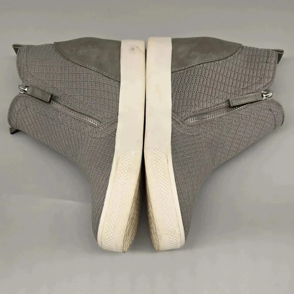 Steve Madden loxley Wedge gray snecker size 9 - Picture 5 of 10